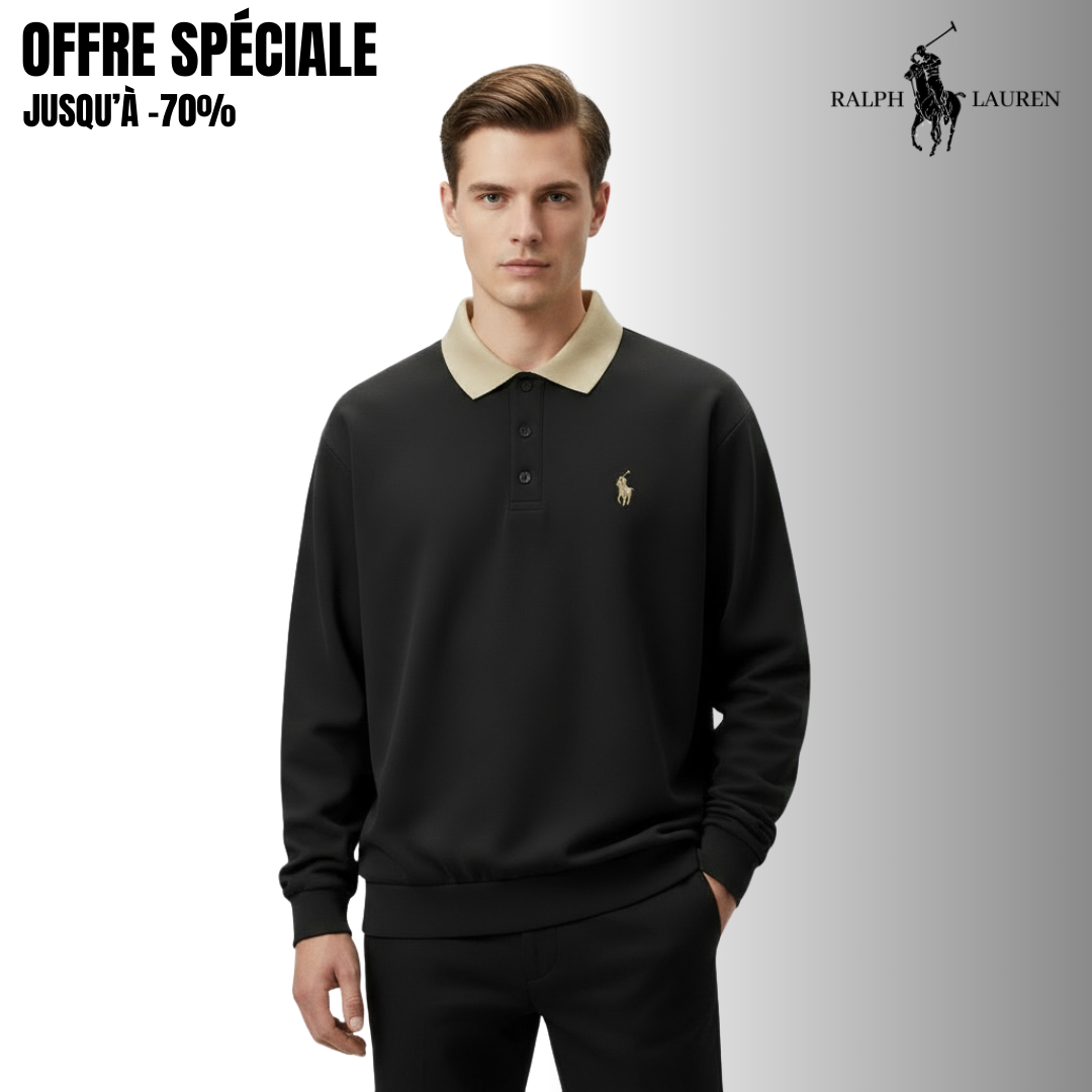 RL™ Prestige Edition – Sweat Col Contrasté