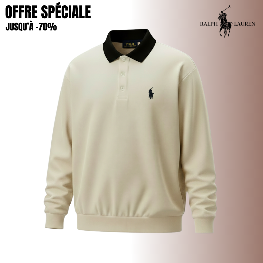 RL™ Prestige Edition – Sweat Col Contrasté