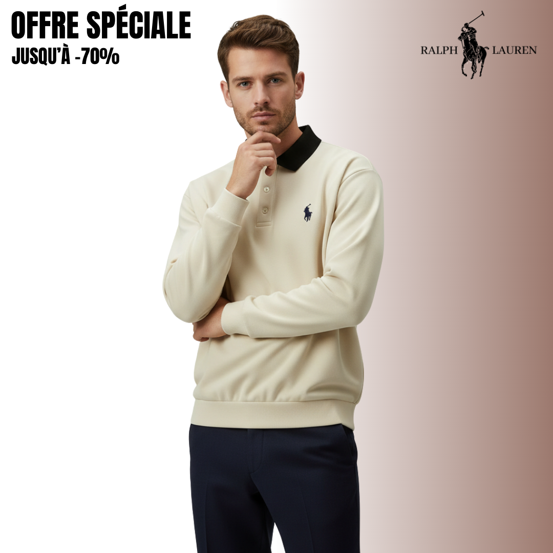 RL™ Prestige Edition – Sweat Col Contrasté
