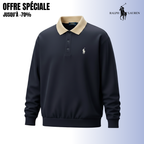 RL™ Prestige Edition – Sweat Col Contrasté