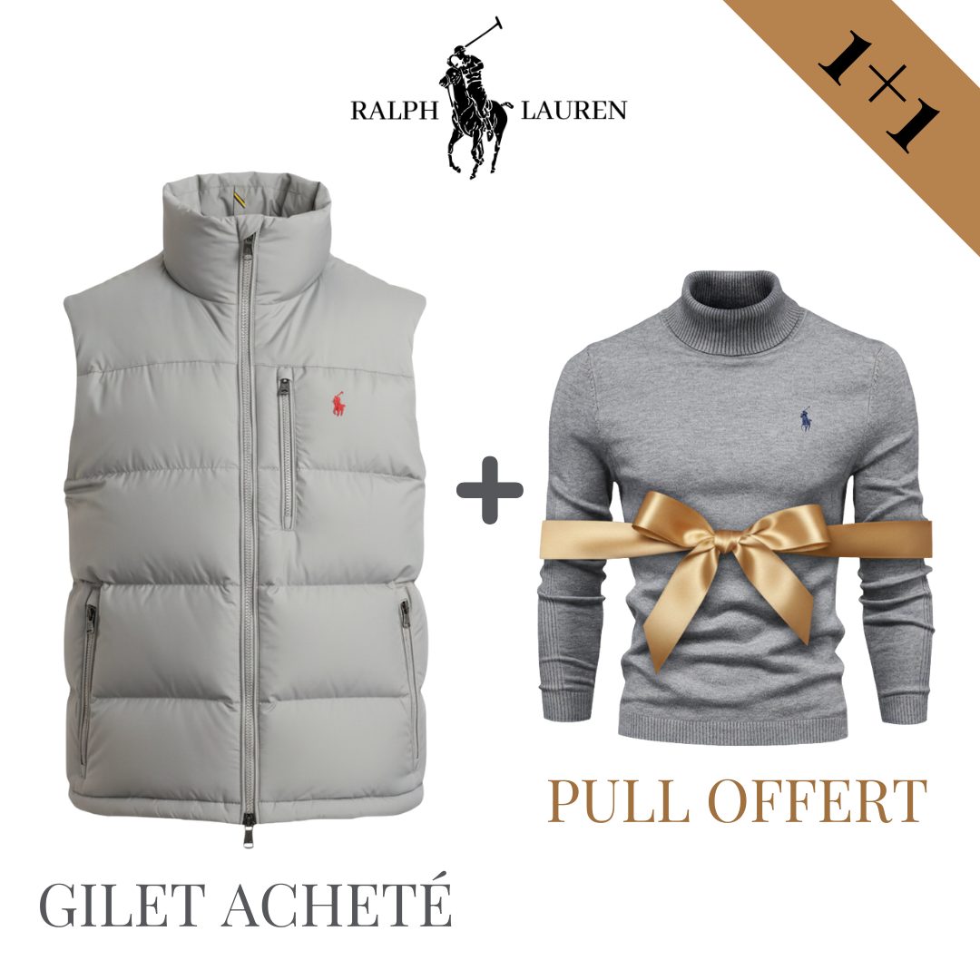 R&L™ | Gilet Signature Homme + Pull Offert 🎁