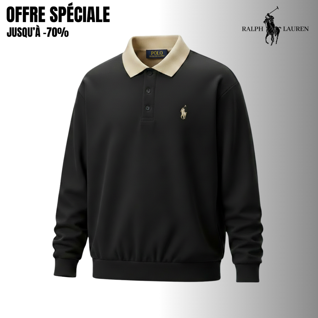 RL™ Prestige Edition – Sweat Col Contrasté