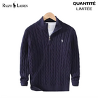 RL™ | Pull Col Zippé Câblé – Édition Limitée