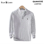 RL™ | Pull Col Zippé Câblé – Édition Limitée